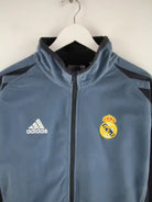 Adidas Trainingsjacke Blau XXL – Detailansicht Vorderseite