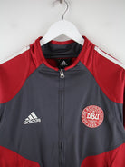 Adidas Trainingsjacke Rot L – Detailansicht Vorderseite