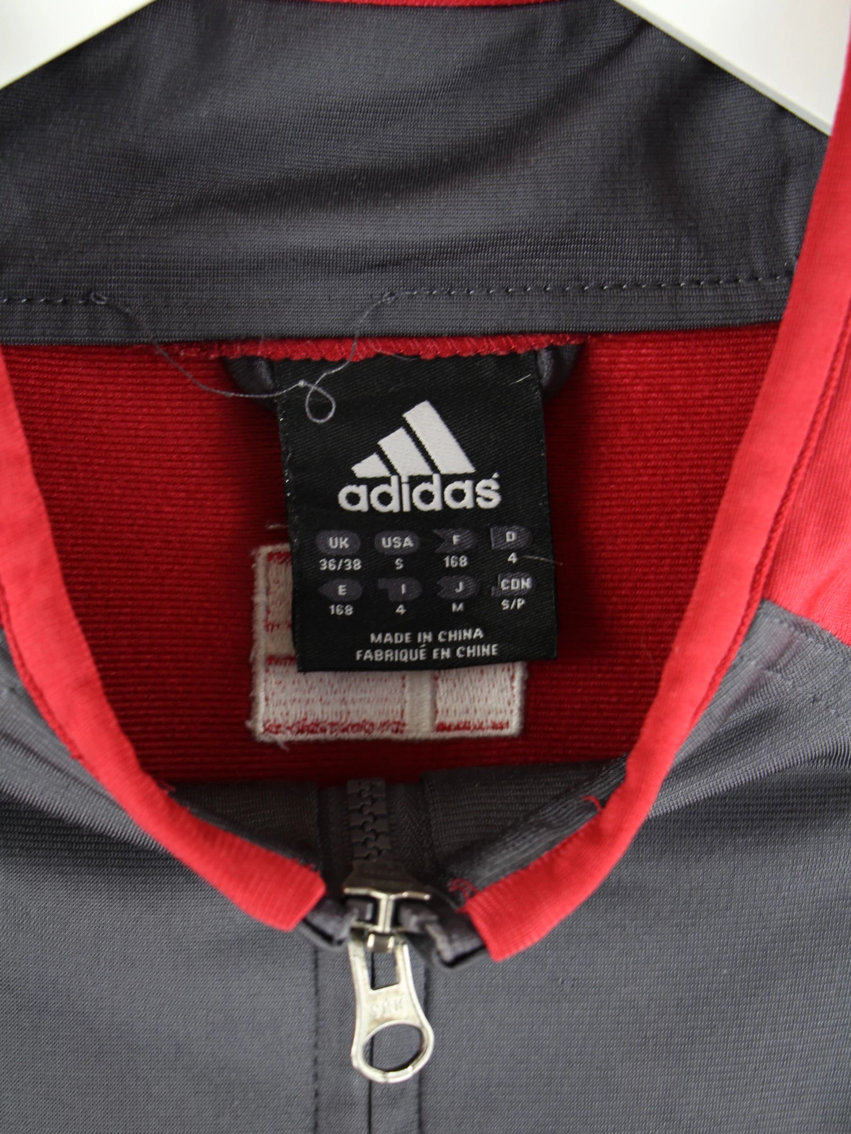 Adidas Trainingsjacke Rot L – Etikett