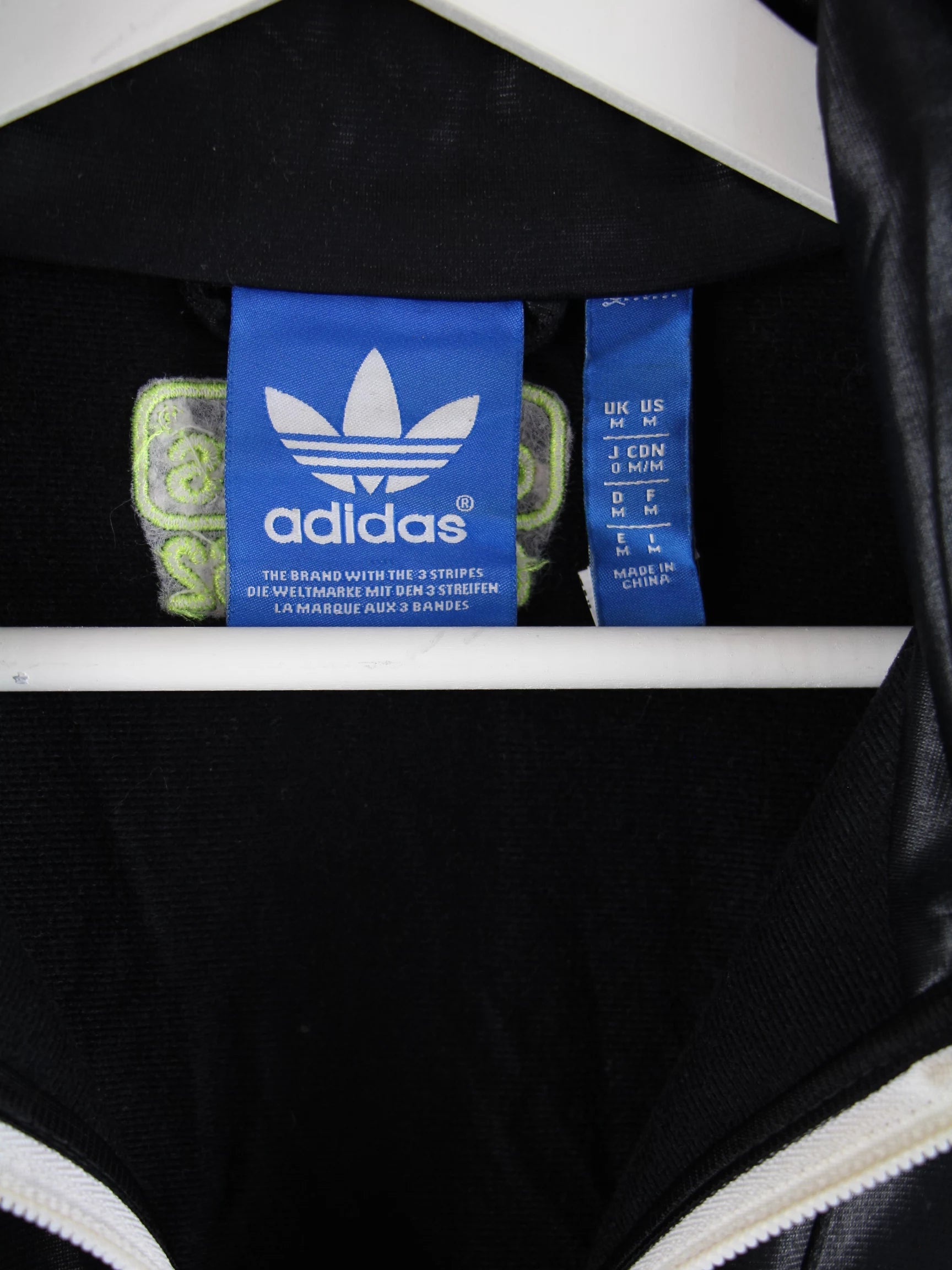 Adidas Trainingsjacke Schwarz M – Etikett