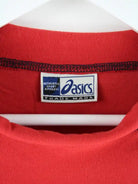 Asics Sweatshirt Rot XL – Detailansicht Vorderseite