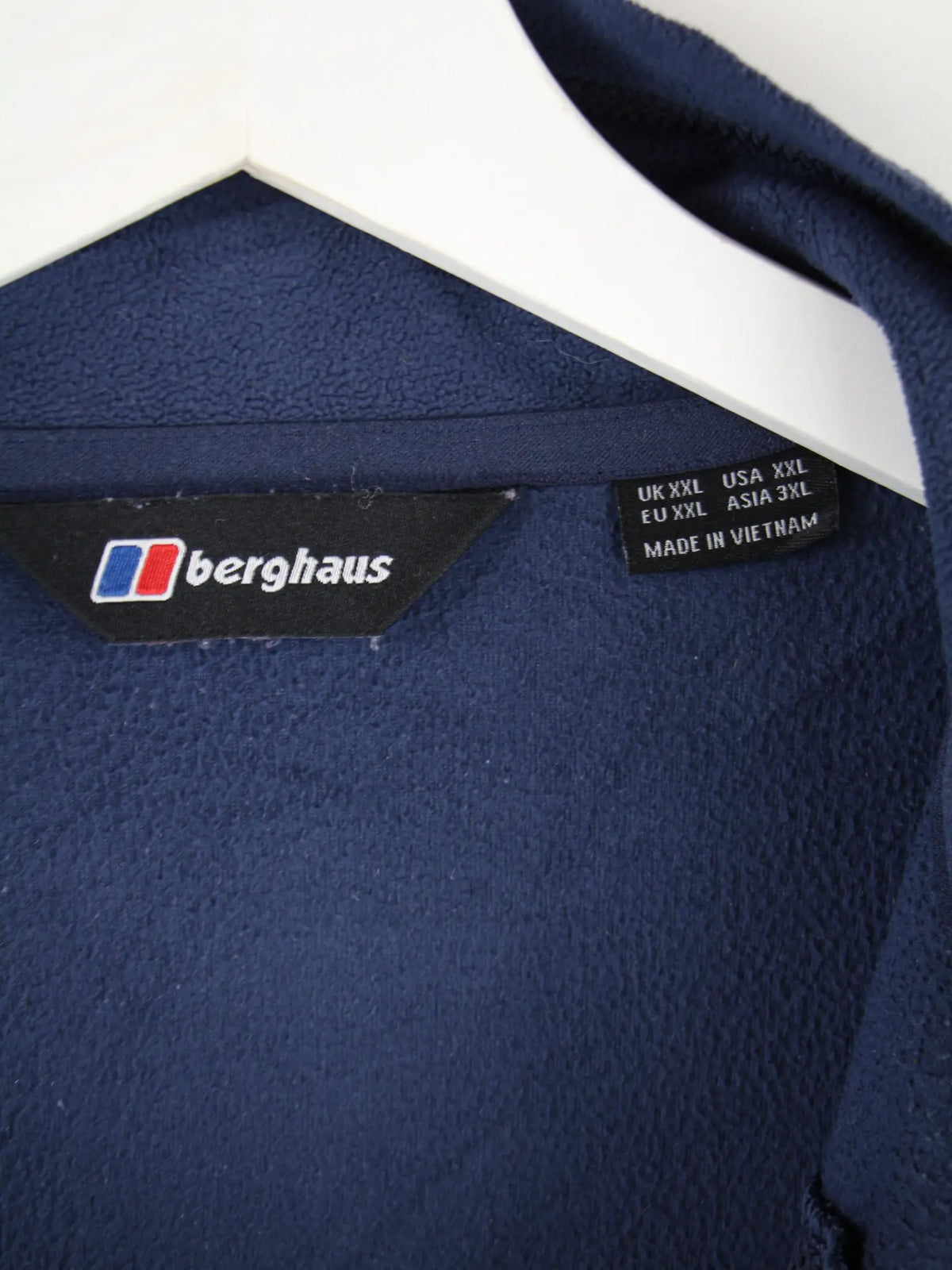 Berghaus Fleece Blau XXL – Etikett
