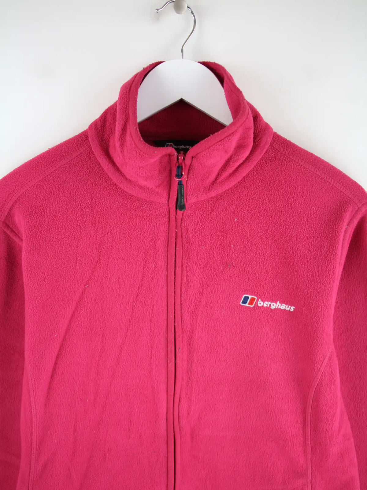Berghaus Fleece Pink XXL – Detailansicht Vorderseite