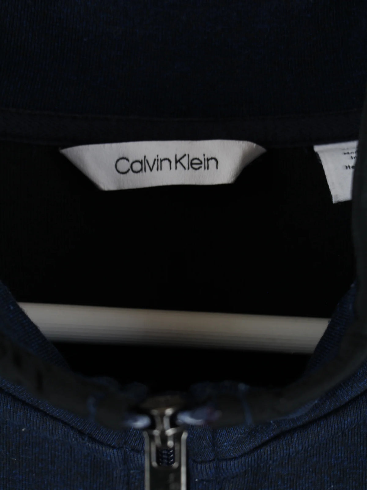 Calvin Klein Sweatjacke Blau XL – Etikett