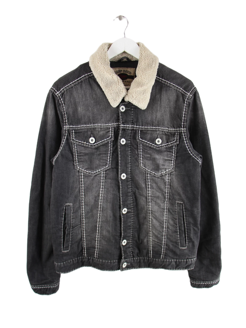 Camp David Jeansjacke Schwarz M – Vorderseite