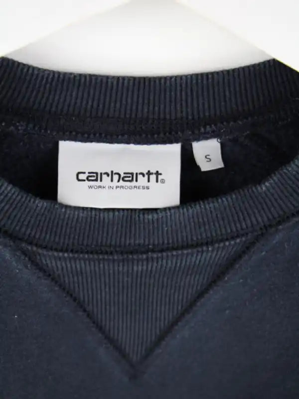 Carhartt Sweater Blau S – Etikett