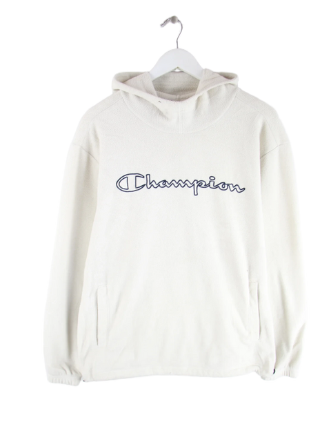 Champion Fleece Weiß S – Vorderseite