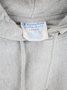 Champion Hoodie Grau L – Etikett