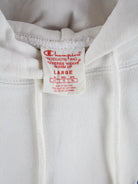 Champion Hoodie Weiß L – Detailansicht Vorderseite