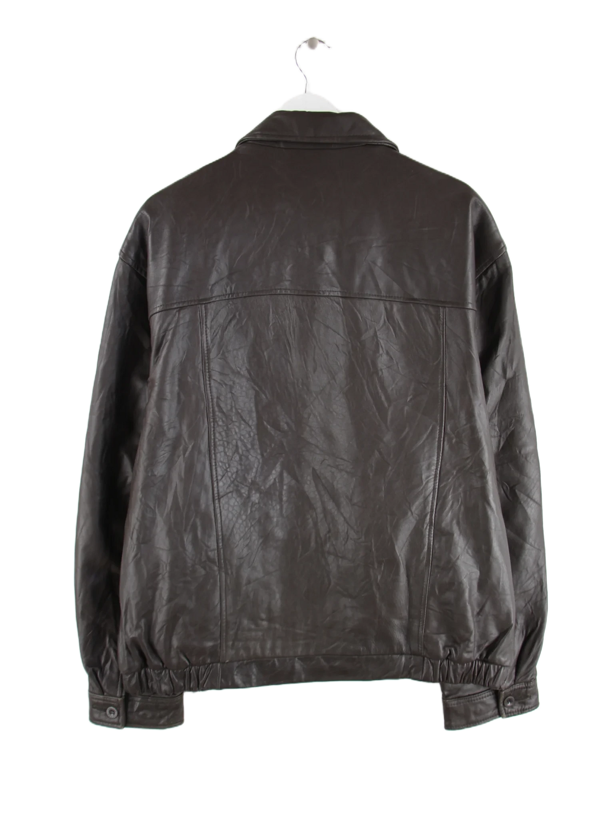 Chaps by Ralph Lauren Lederjacke Braun XXL – Rückseite