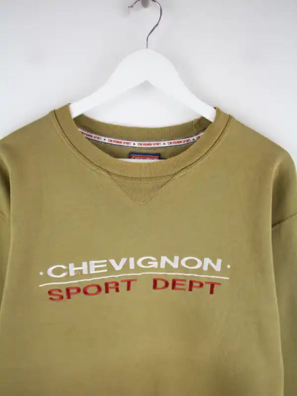 Chevignon Sweater Grün L – Detailansicht Vorderseite