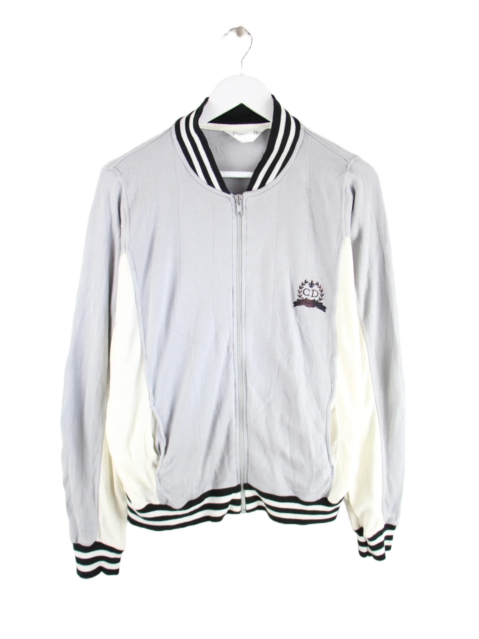 Christian Dior Sweatjacke Grau L – Vorderseite