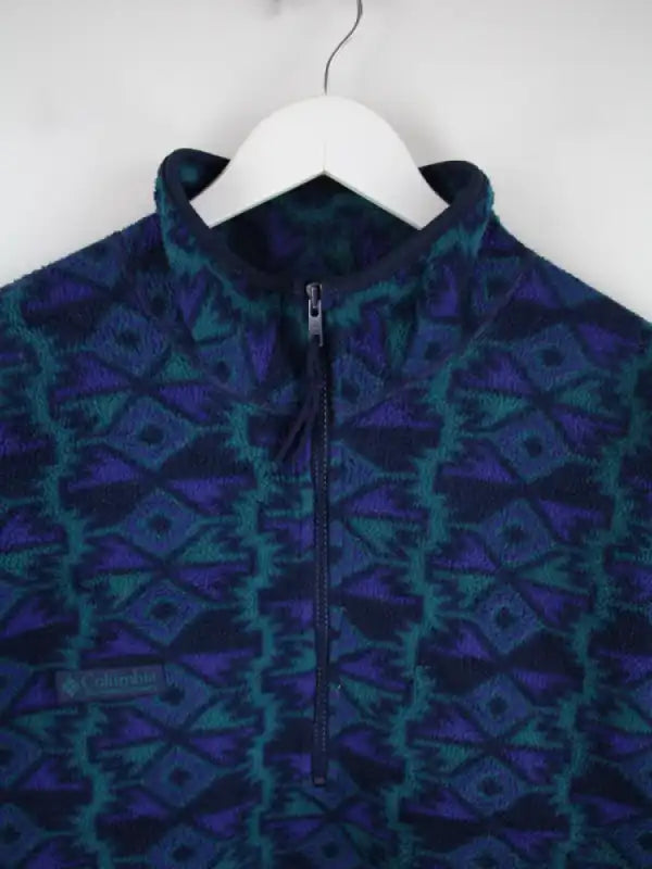 Columbia Leichte Jacke Blau L – Detailansicht Vorderseite