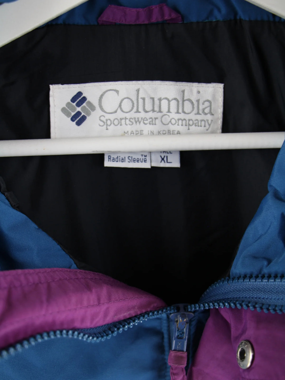 Columbia Leichte Jacke Blau XXL – Etikett