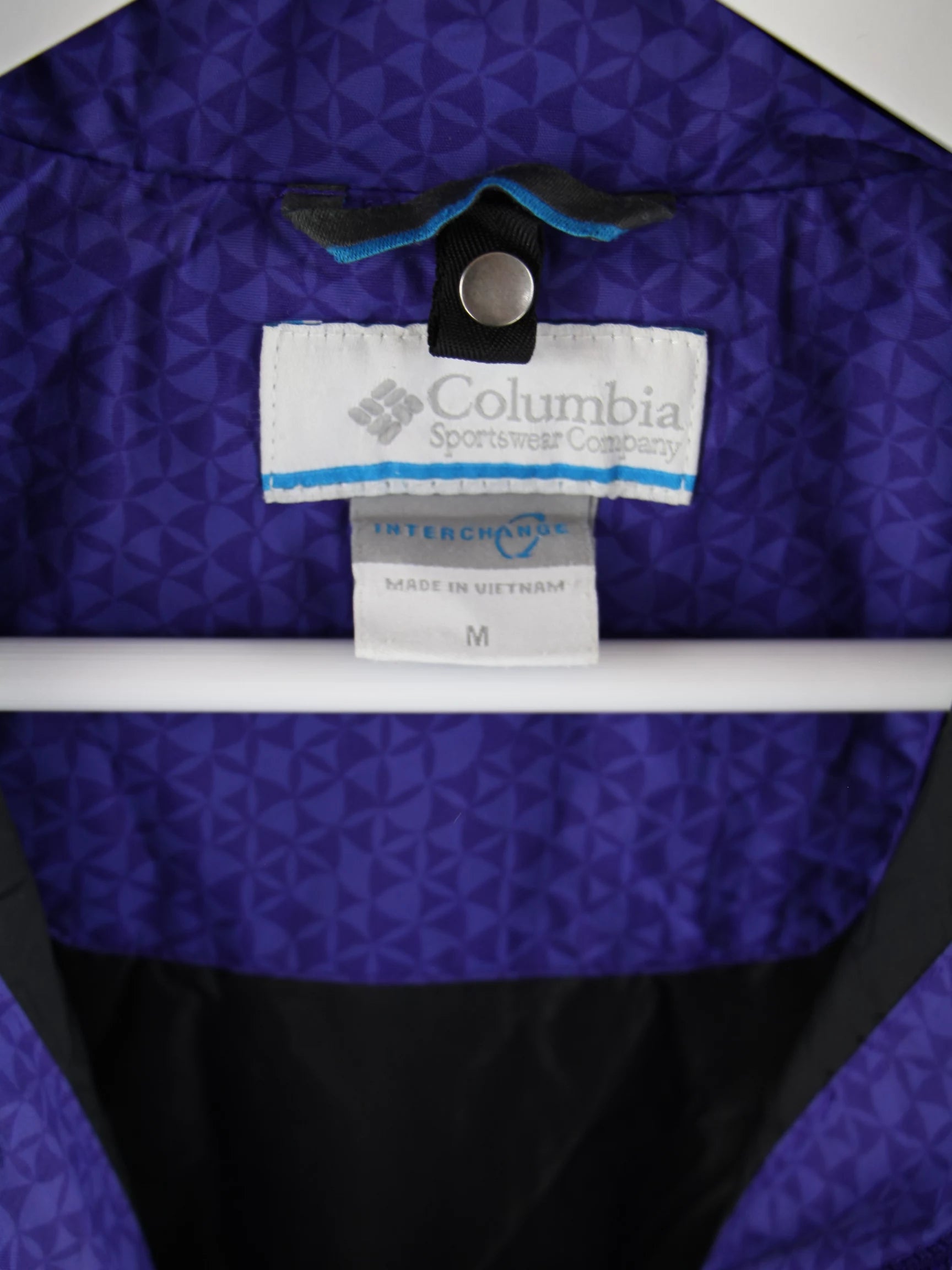 Columbia Leichte Jacke Lila M – Etikett