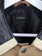 Diesel Jeansjacke Braun XL – Detailansicht Vorderseite