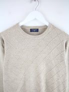 Dockers Pullover Beige XL – Detailansicht Vorderseite