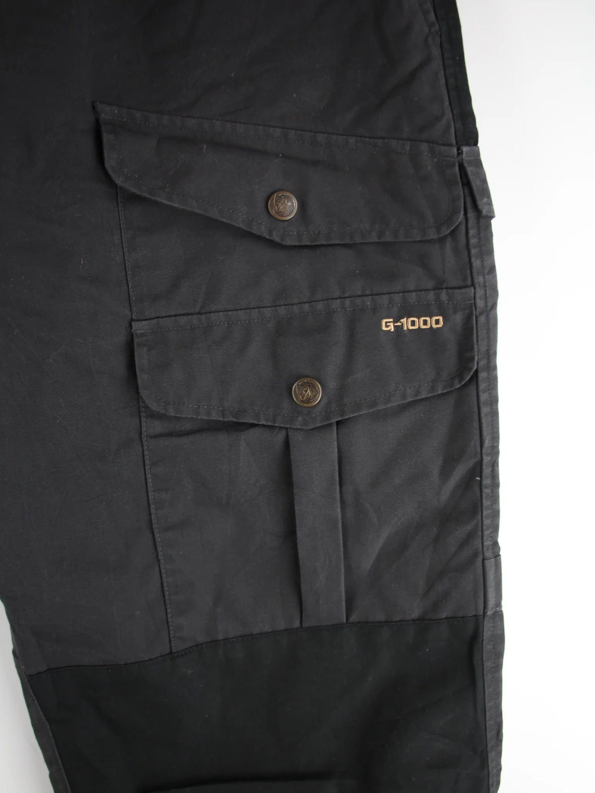 Fjäll Räven Hose Schwarz – Detailbild 1