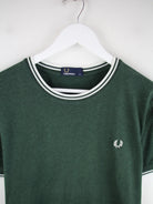 Fred Perry T-Shirt Grün XL – Detailansicht Vorderseite