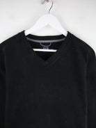GAP Fleece Schwarz XL – Detailansicht Vorderseite