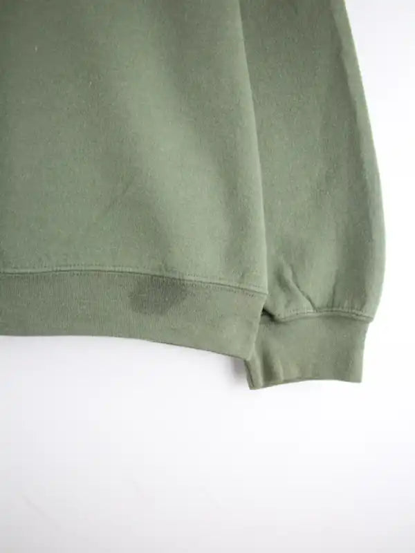 Gildan Sweater Grün XL – Etikett