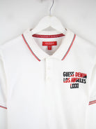 Guess Polo Weiß L – Detailansicht Vorderseite