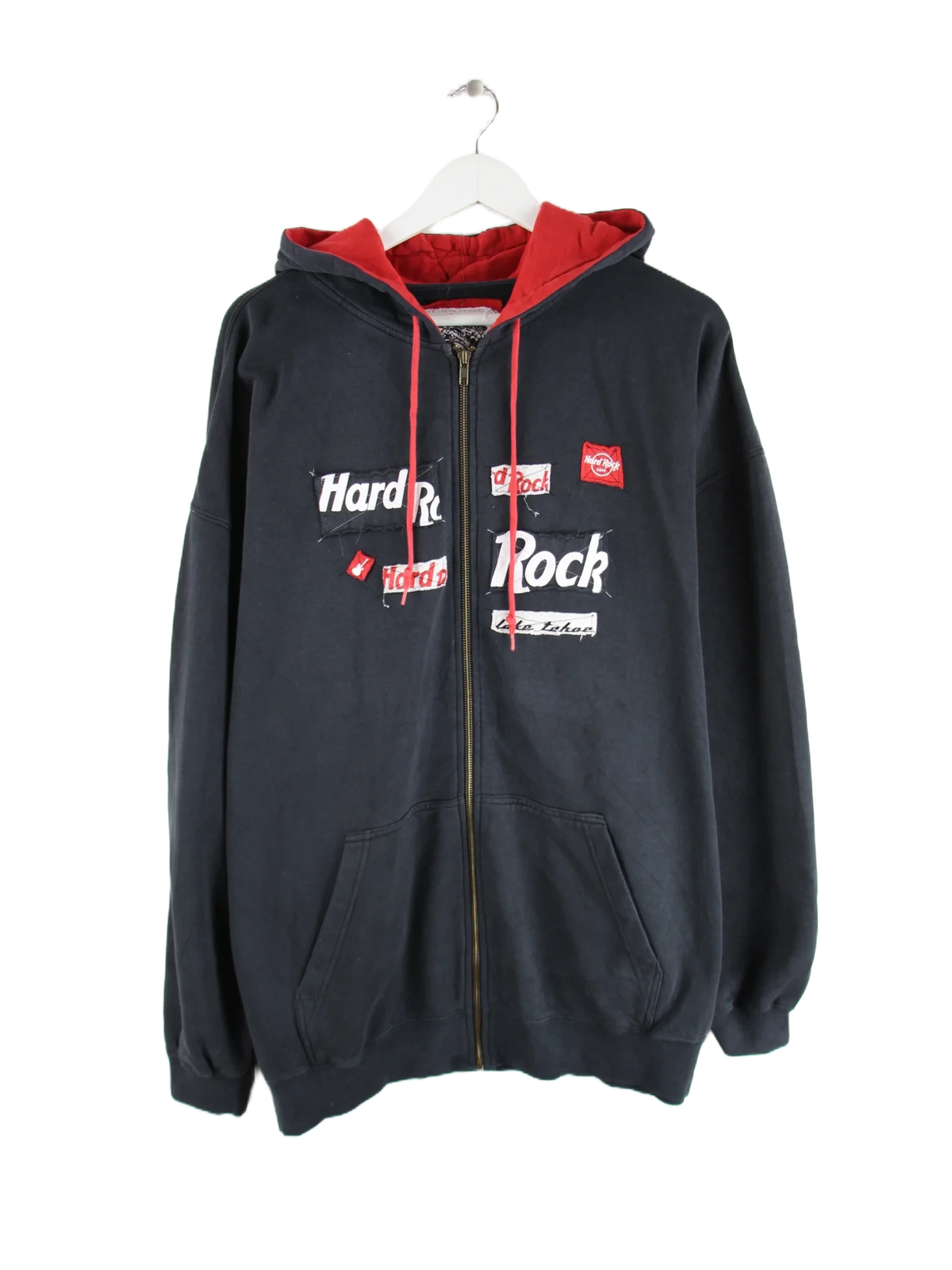 Hard Rock Cafe Hoodie Schwarz XXL – Vorderseite