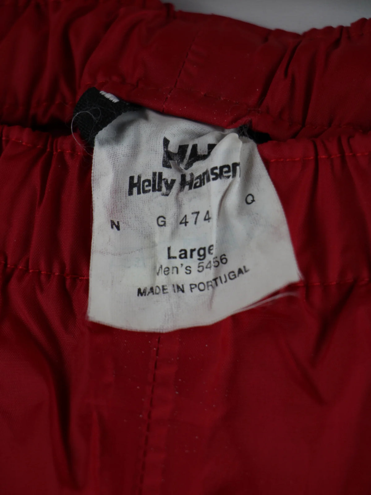 Helly Hansen Track Pants Rot L – Etikett