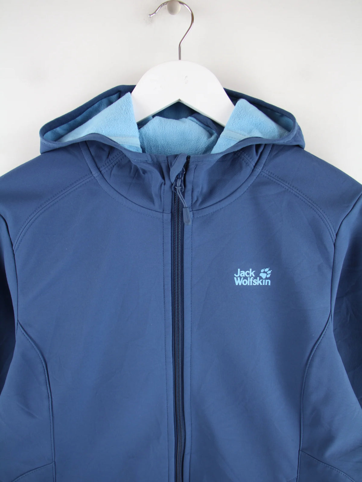 Jack Wolfskin Leichte Jacke Blau M – Detailansicht Vorderseite