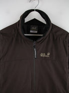 Jack Wolfskin Leichte Jacke Braun XL – Detailansicht Vorderseite