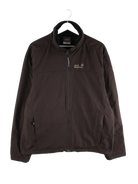 Jack Wolfskin Leichte Jacke Braun XL – Vorderseite