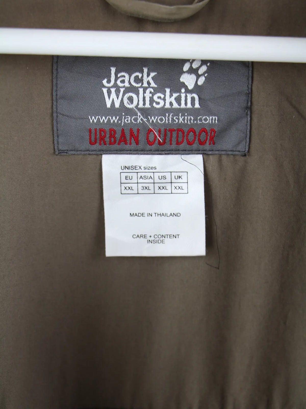 Jack Wolfskin Leichte Jacke Grün XXL – Etikett