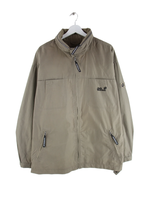 Jack Wolfskin Leichte Jacke Grün XXL – Vorderseite