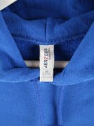 Jerzees Hoodie Blau M – Etikett