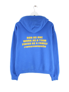 Jerzees Hoodie Blau M – Rückseite