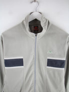 Kappa Trainingsjacke Grau S – Detailansicht Vorderseite