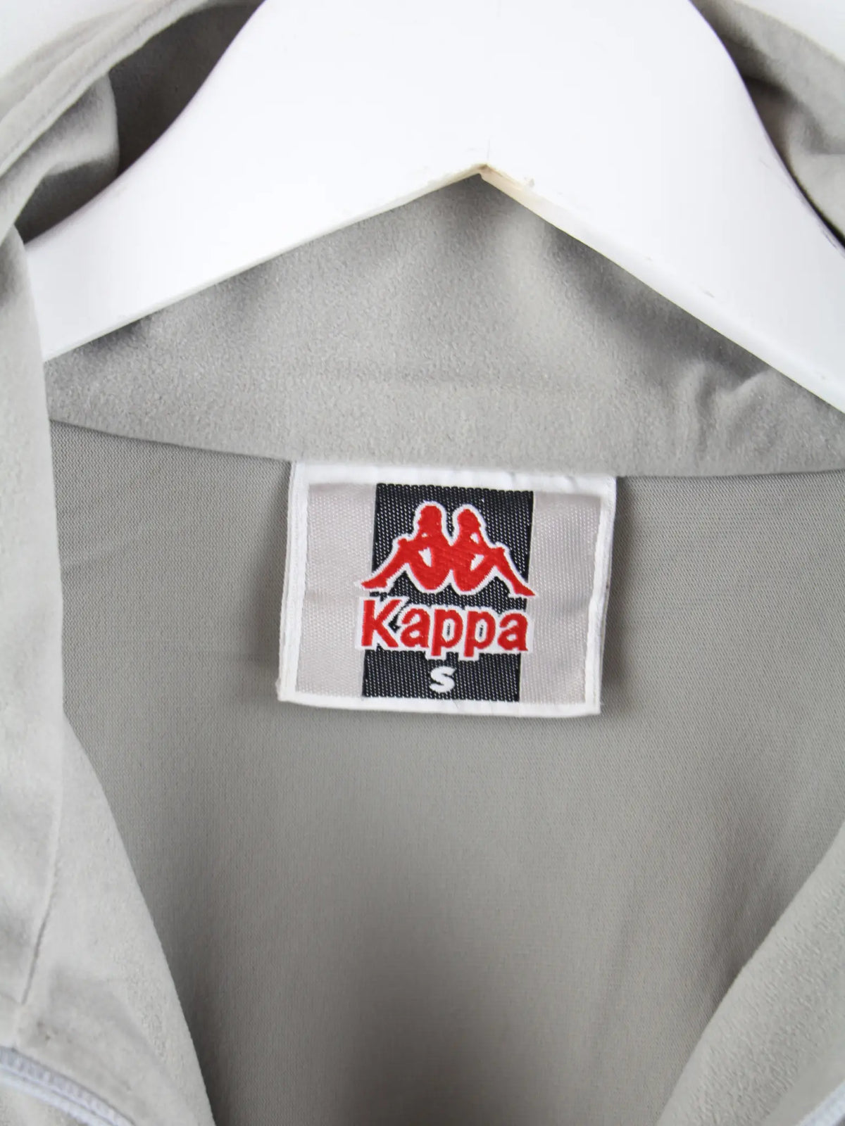 Kappa Trainingsjacke Grau S – Etikett
