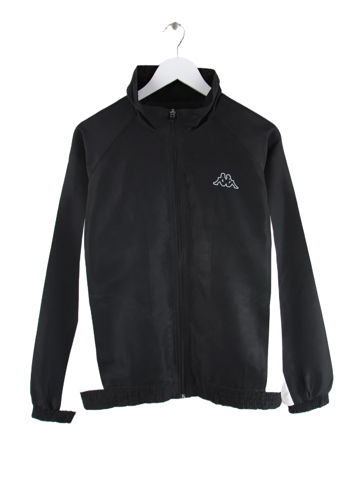 Kappa Trainingsjacke Schwarz M – Vorderseite