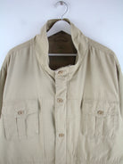 L.L. Bean Leichte Jacke Beige XL – Detailansicht Vorderseite