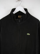 Lacoste Fleece Schwarz XL – Detailansicht Vorderseite
