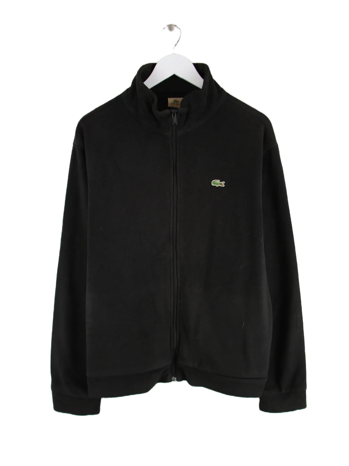 Lacoste Fleece Schwarz XL – Vorderseite