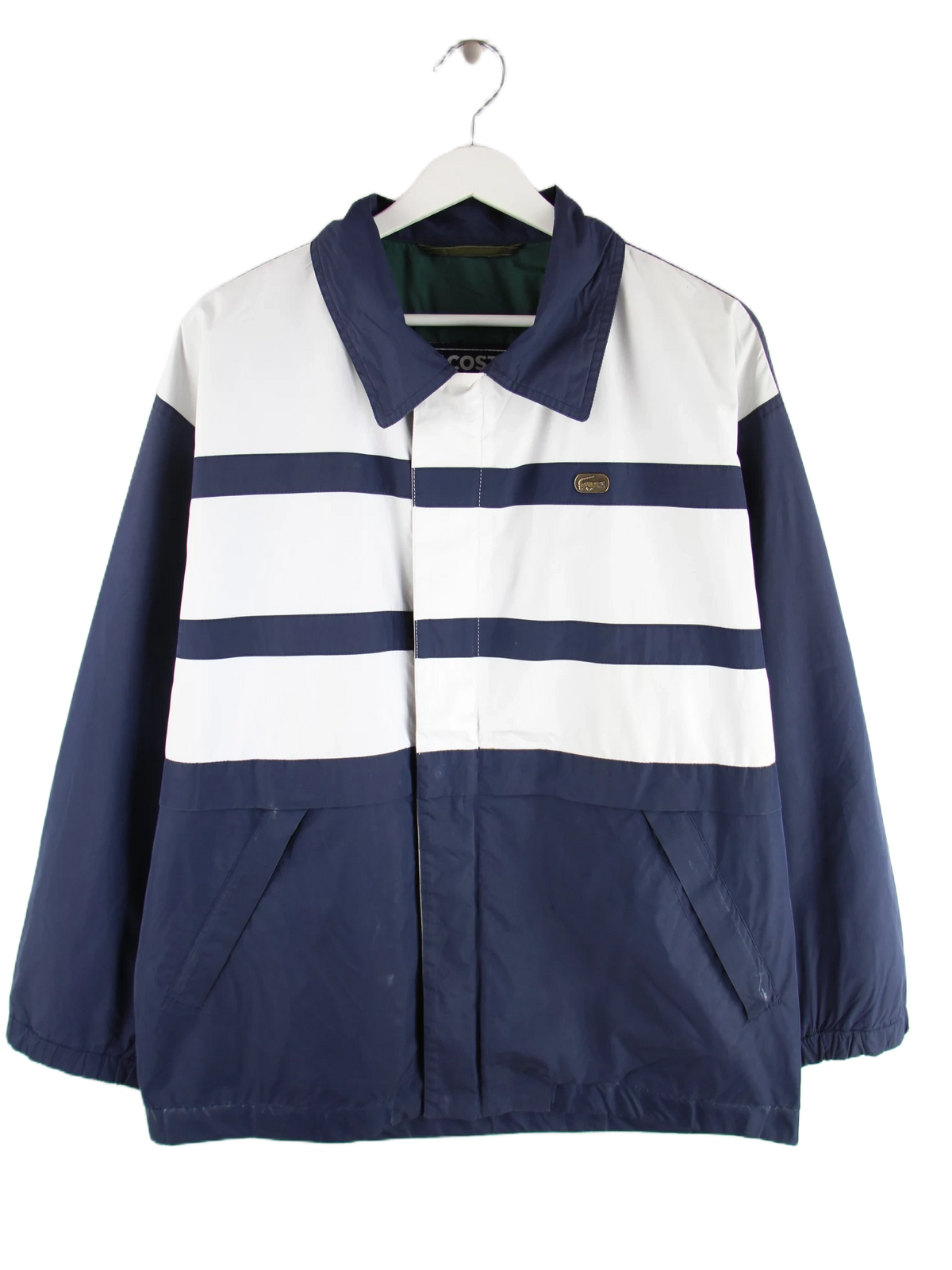 Lacoste Leichte Jacke Blau M – Vorderseite