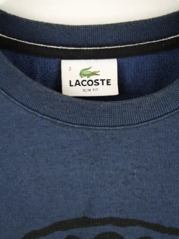 Lacoste Sweater Blau XL – Etikett
