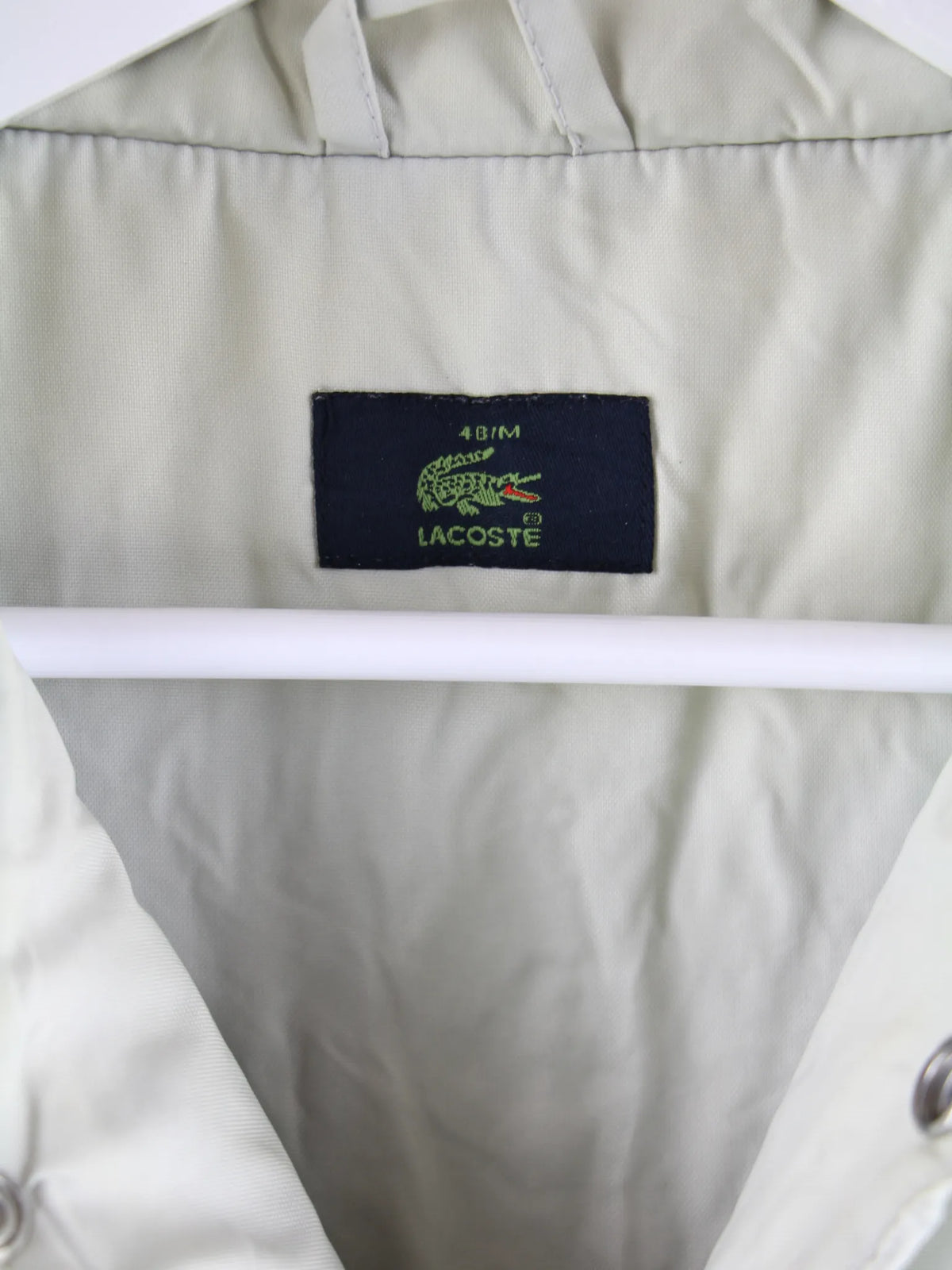 Lacoste Weste Grün M – Etikett