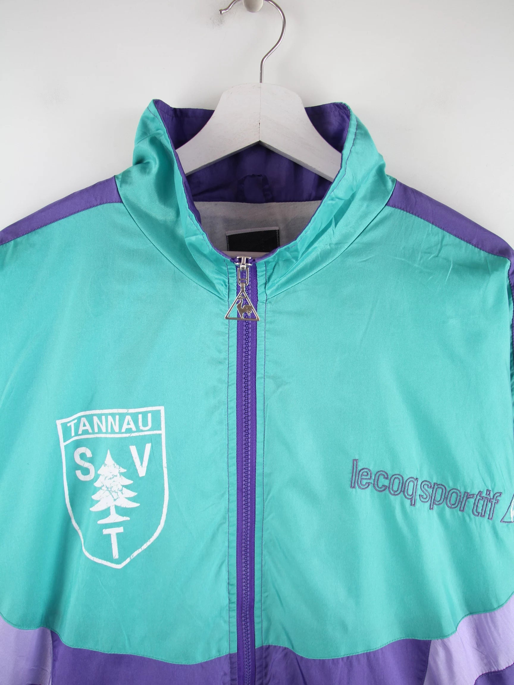 Le Coq Sportif Leichte Jacke Mehrfarbig XL – Detailansicht Vorderseite