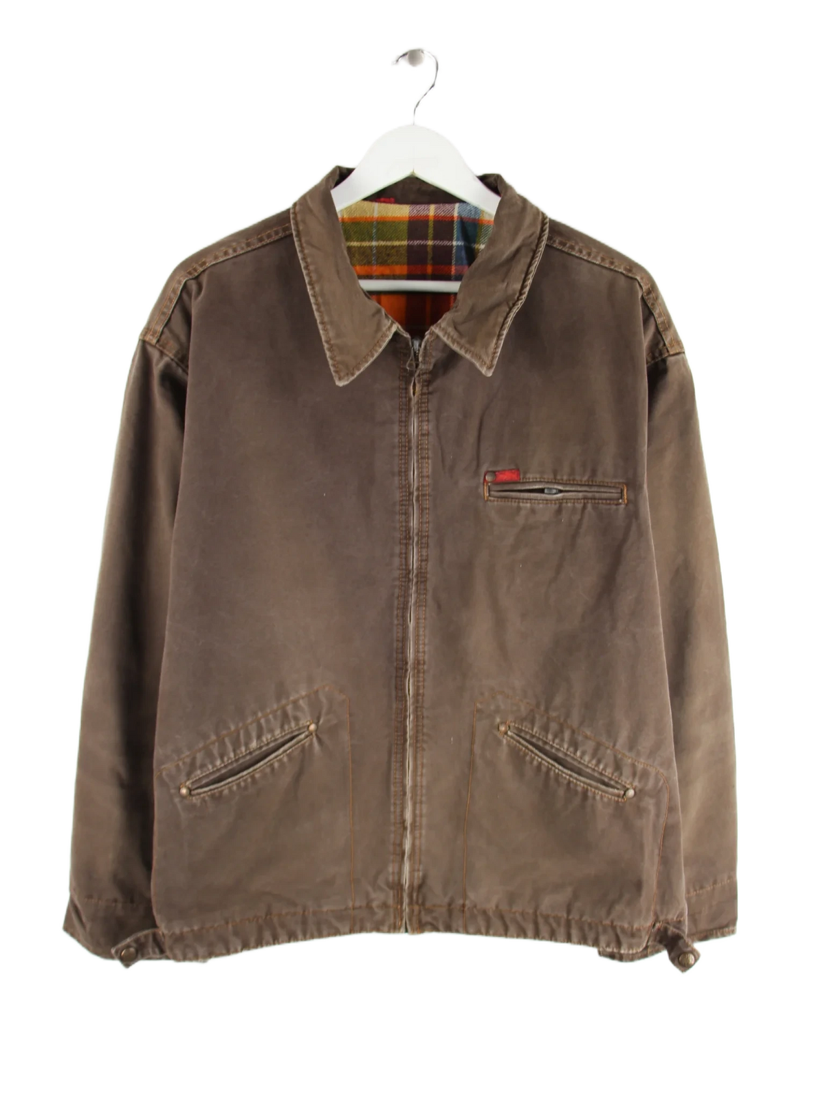 Lee Cooper Jacke Braun XXL – Vorderseite