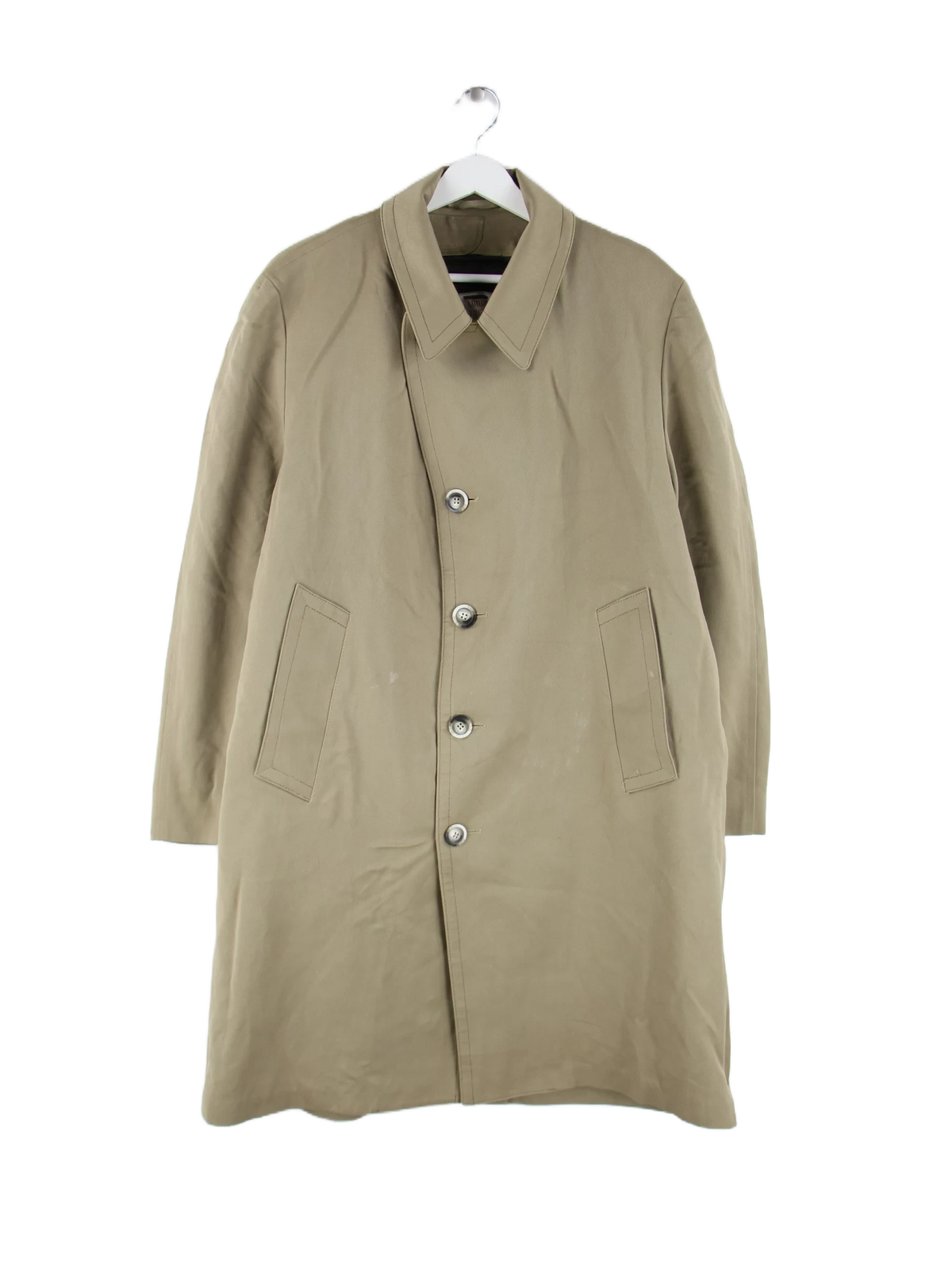 London Fog Mantel Beige L – Vorderseite
