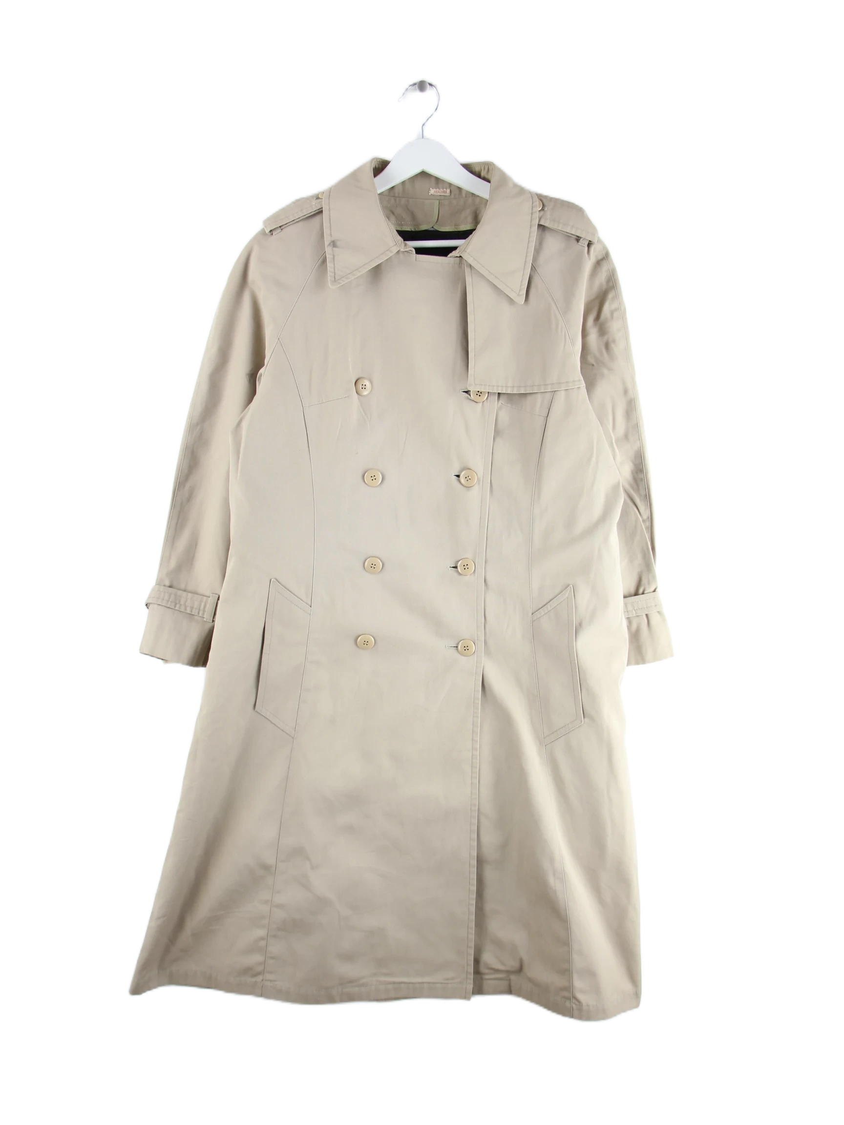 London Fog Mantel Beige M – Vorderseite