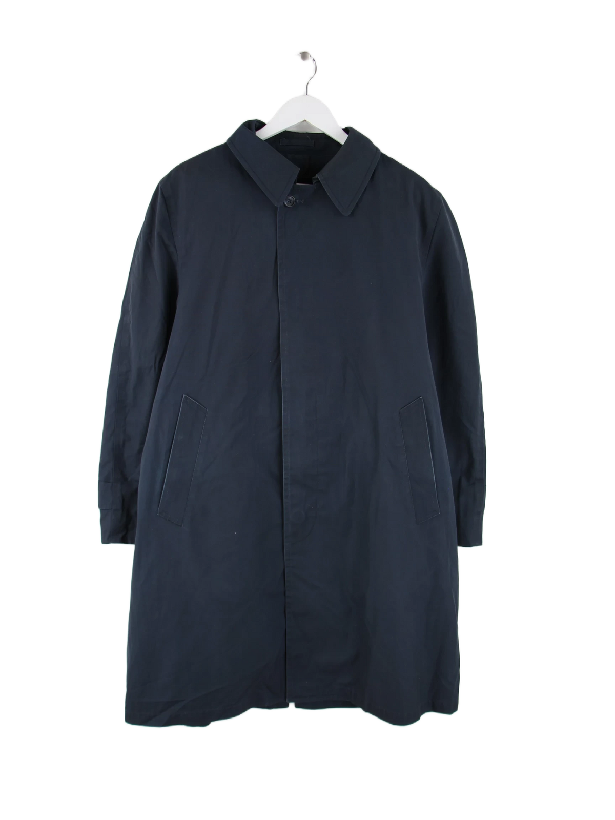 London Fog Mantel Blau M – Vorderseite