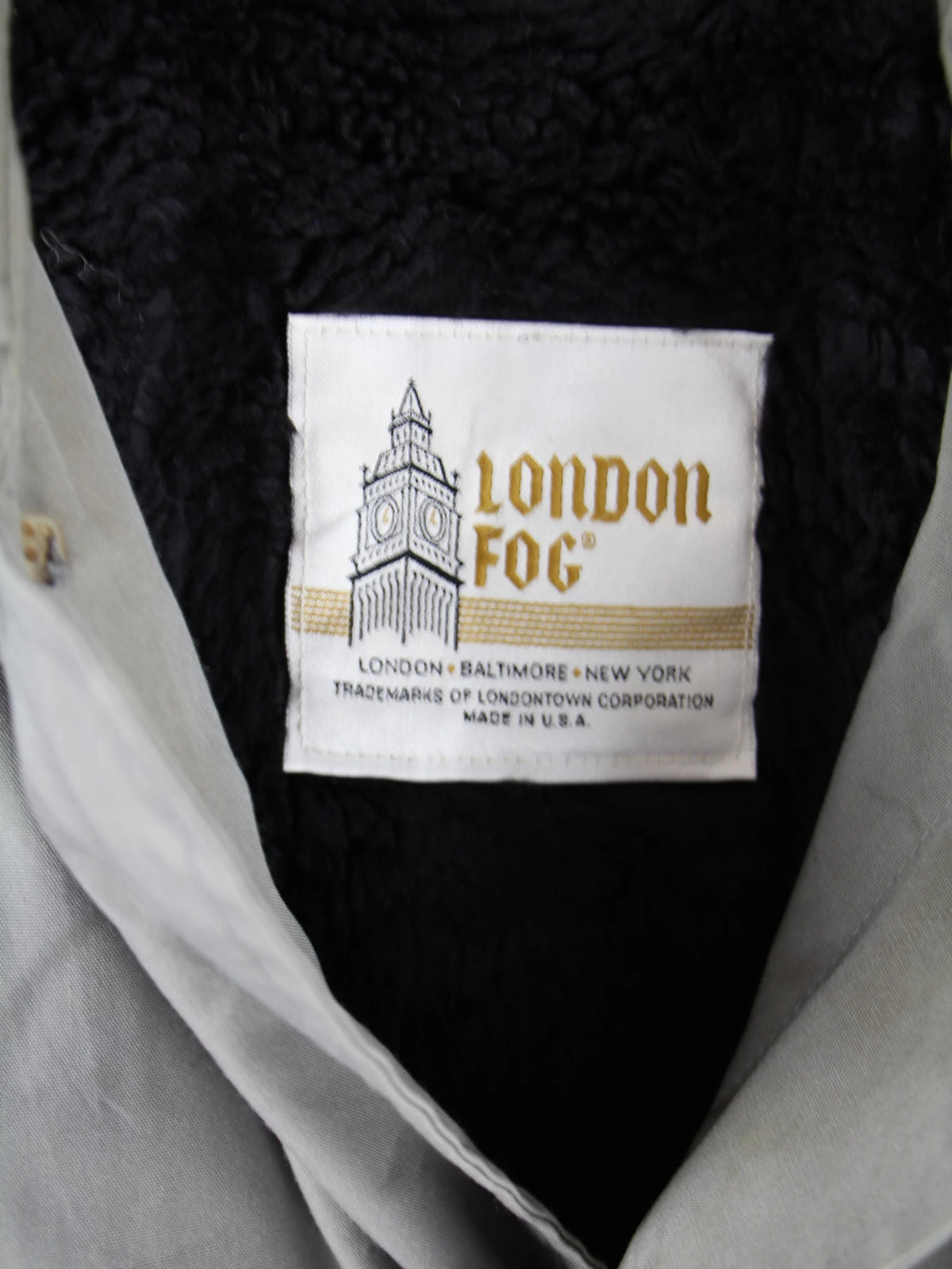 London Fog Mantel Grau XL – Detailbild 1